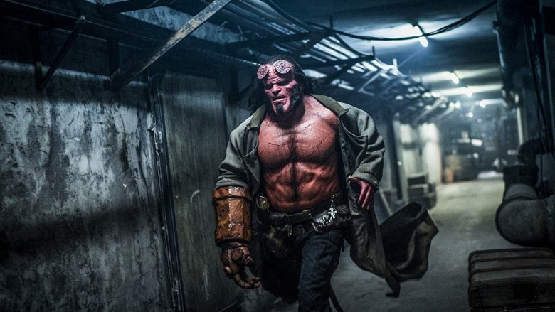 Hellboy running