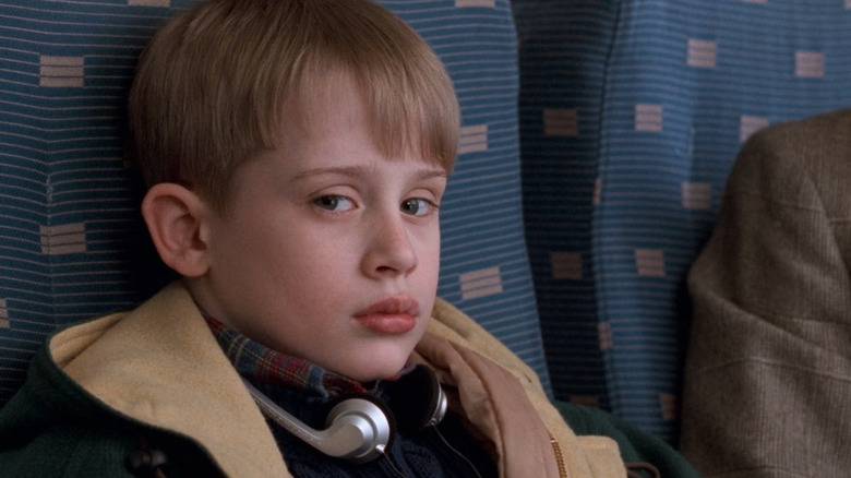 Kevin McCallister on plane