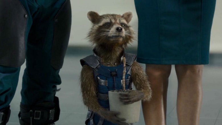 Rocket Raccoon in Guardians of the Galaxy