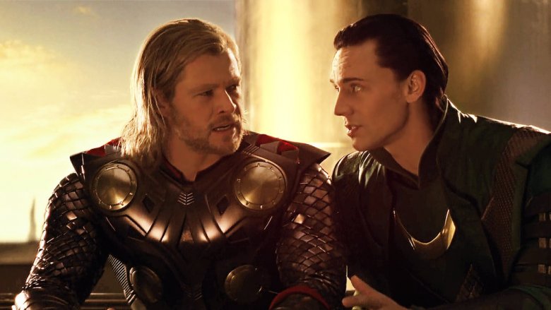 Chris Hemsworth and Tom Hiddleston in Thor