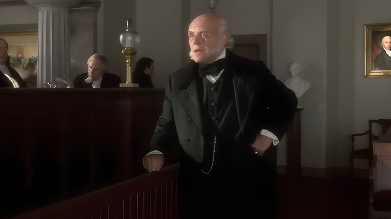 John Quincy Adams talking in court 