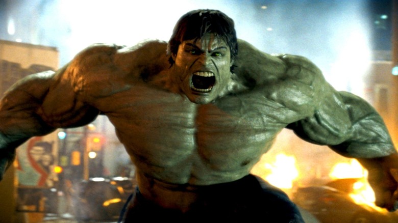 The Incredible Hulk roars