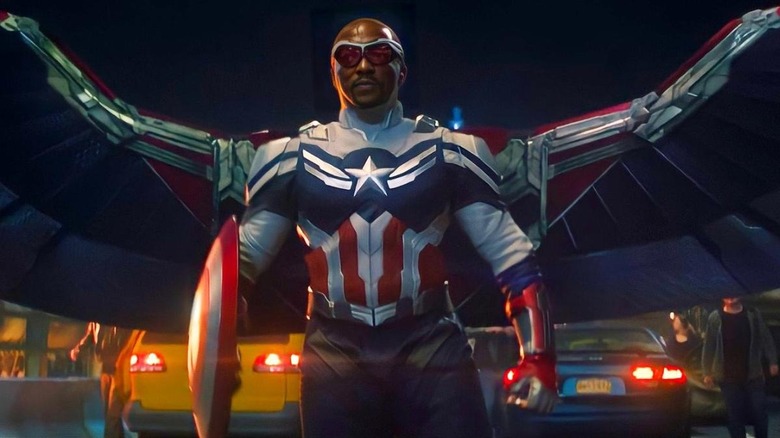 Sam Wilson as Captain America.