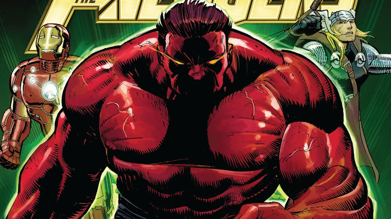 Red Hulk leads the Avengers