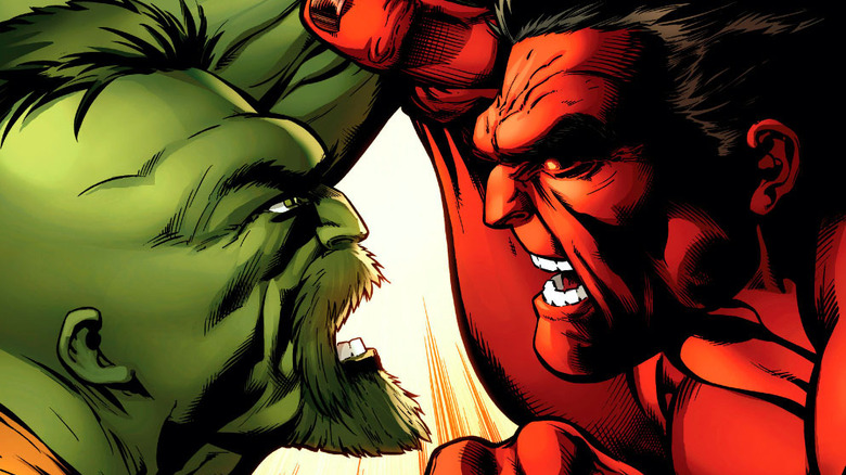 Doc Green faces off with Red Hulk