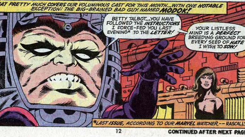 MODOK prepares Betty Talbot