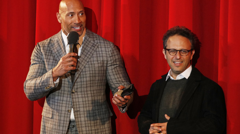 Dwayne Johnson with Jake Kasdan