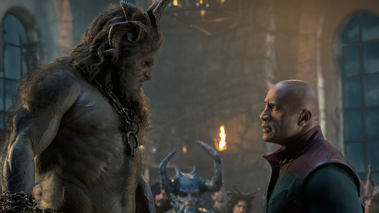 Callum Drift faces off with Krampus