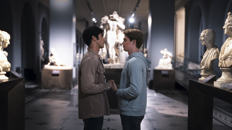 Alex and Henry in museum