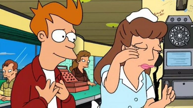 Fry and Mildred from Futurama