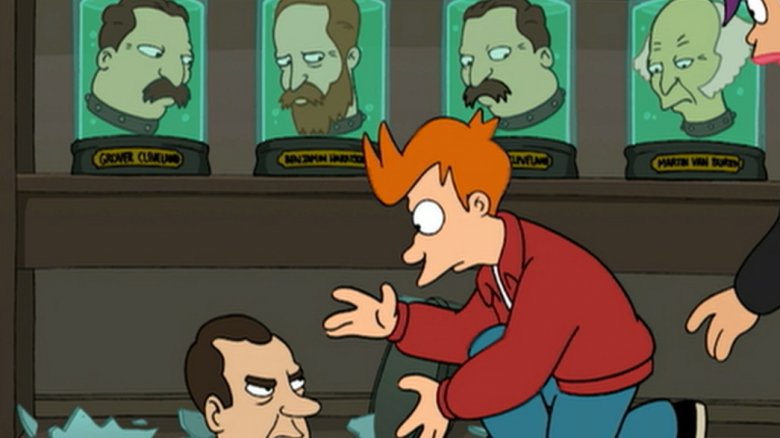 Grover Cleveland on Futurama