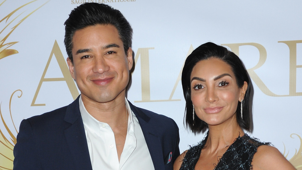 Mario Lopez and Courtney Lopez