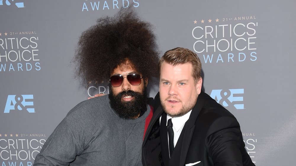 Reggie Watts and James Corden