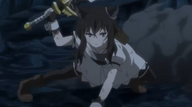 Fran wielding Master dangerously