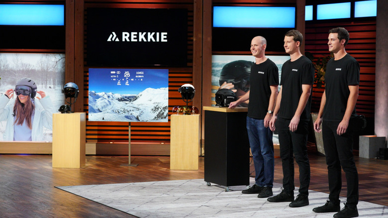 Rekkie founders pitching Shark Tank