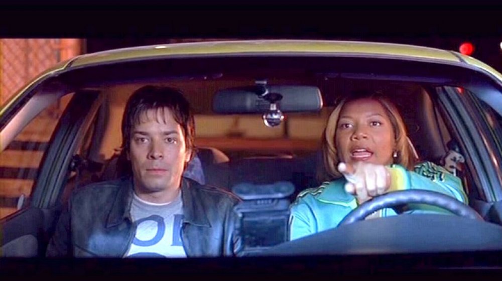 Jimmy Fallon and Queen Latifah in Taxi