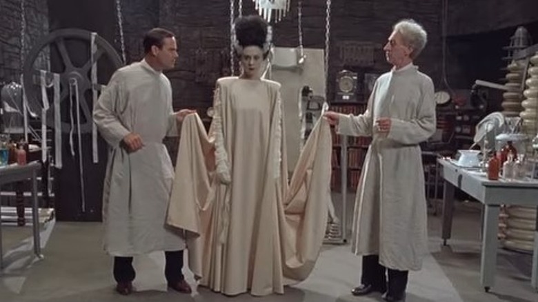 Colin Clive, Elsa Lanchester, and Ernest Thesiger in Gods and Monsters