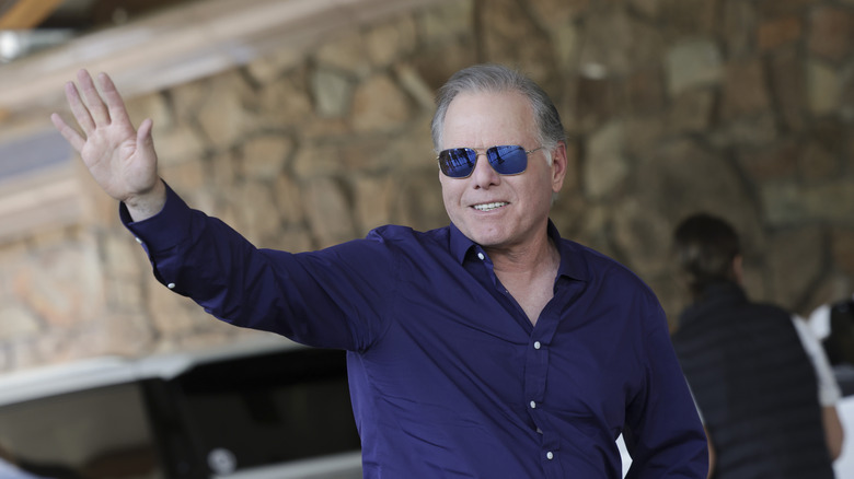 David Zaslav smiling and waving