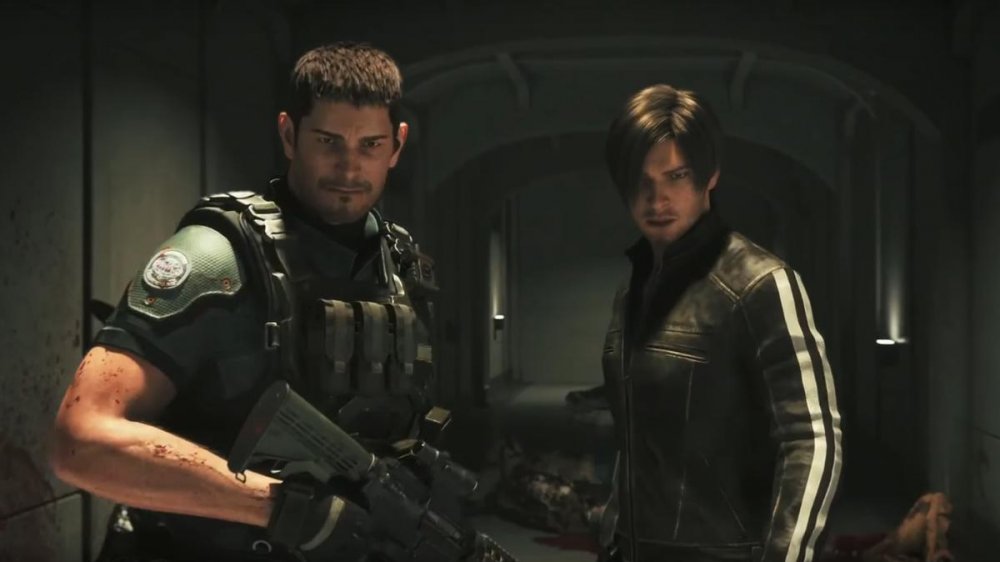 Chris Redfield and Leon Kennedy in Resident Evil 6