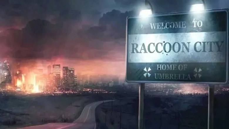 Welcome to Raccoon City sign