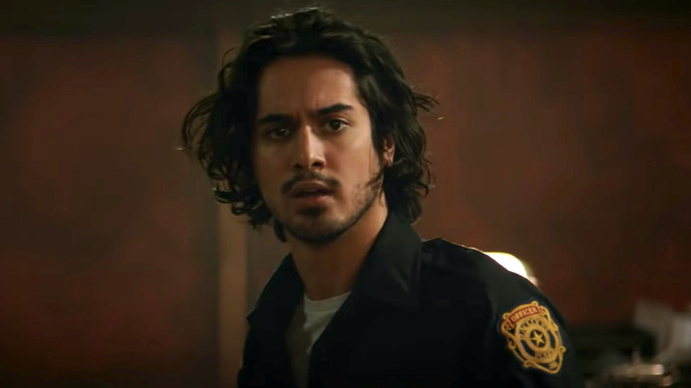 Resident Evil Avan Jogia in police uniform 