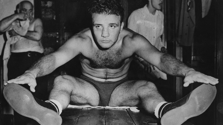 Jake LaMotta training 