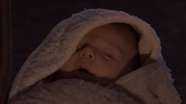 Baby Luke sleeping