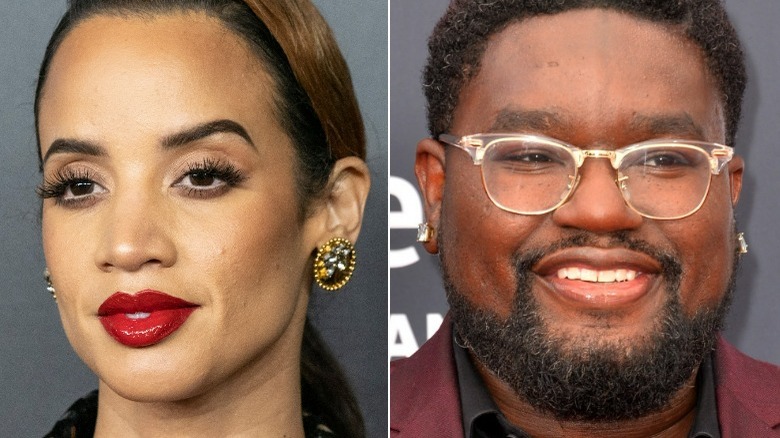 Dascha Polanco and Lil Rel Howery smiling