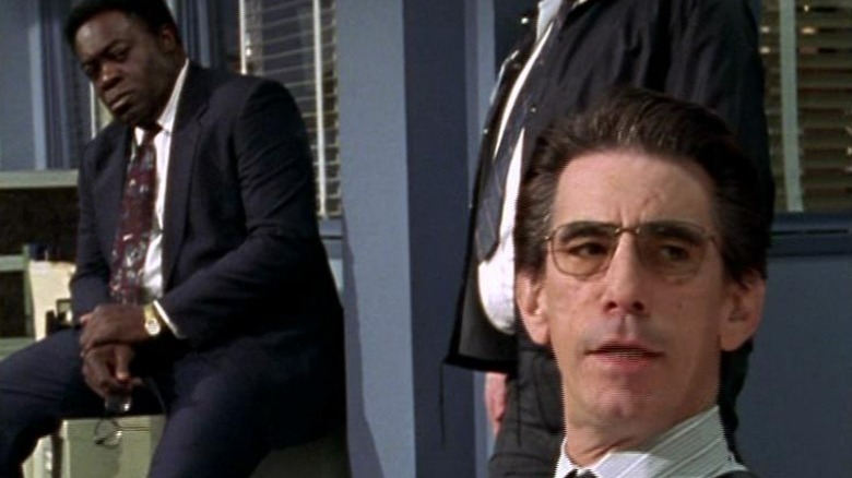 Belzer with Homicide co-star