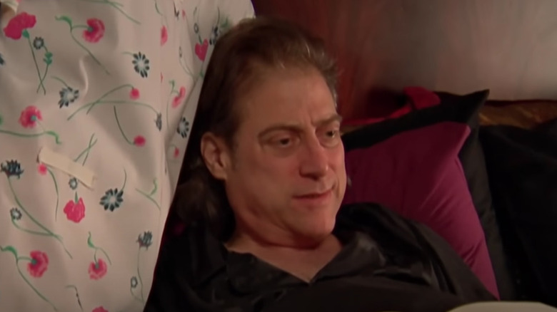 RIchard Lewis looking tired