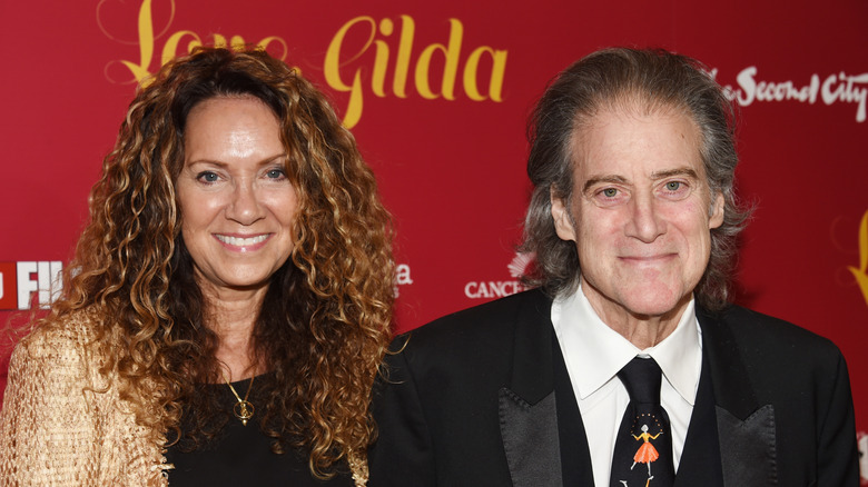 Joyce Lapinsky and Richard Lewis smiling