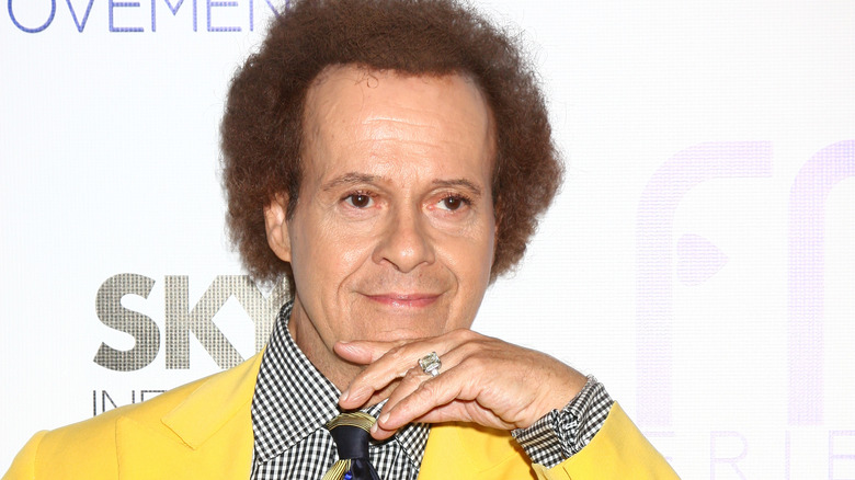 Richard Simmons poses