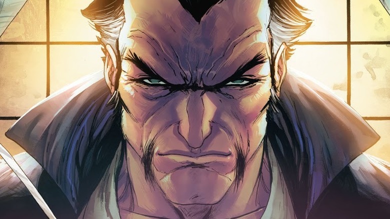 Ra's al Ghul glaring face