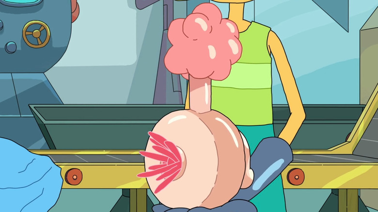 Person holding Plumbus 