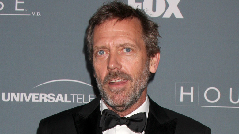 Hugh Laurie wearing a bow tie