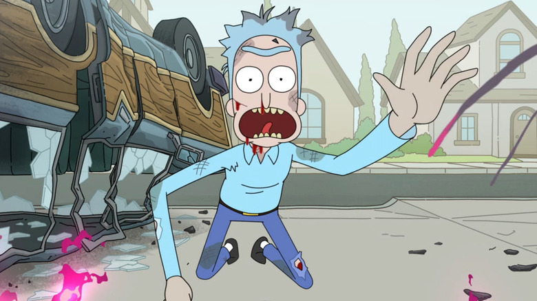 Rick C-137 is wounded