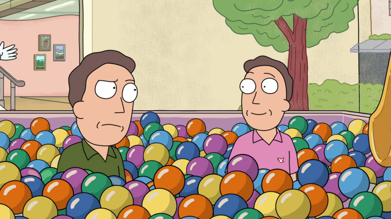 Chris Parnell as Jerry and a second additional Jerry on Rick and Morty