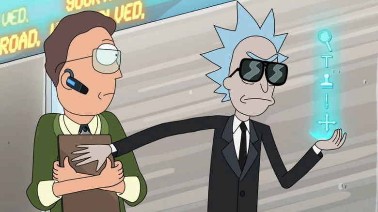 Rick selects the clone tool in order to hide