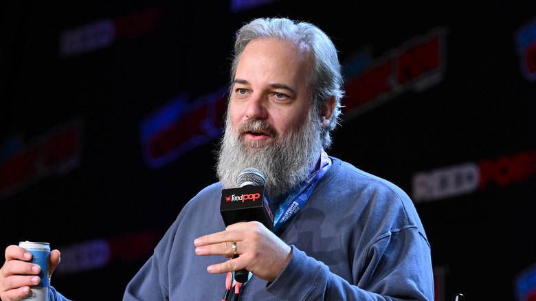 Dan Harmon at event speaking