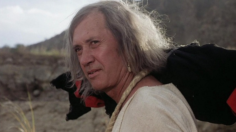 David Carradine in the desert