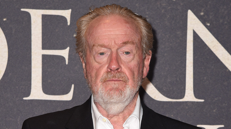 Ridley Scott raising an eyebrow