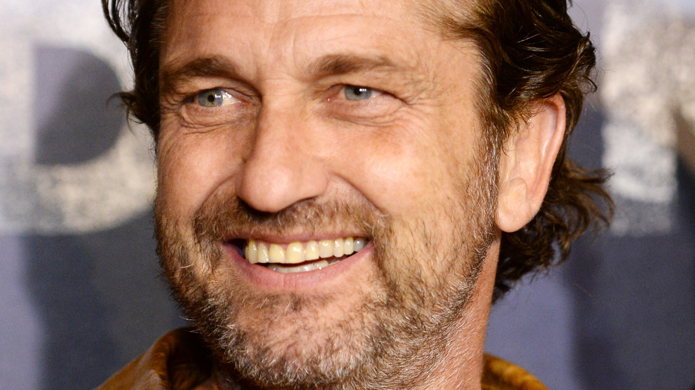 Gerard Butler smiling