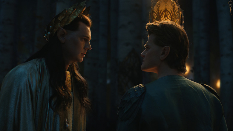 Gil-galad talks to Elrond