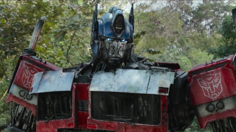 Optimus Prime in the woods