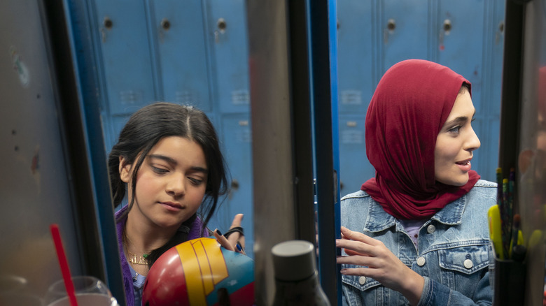 Kamala and Nakia at lockers