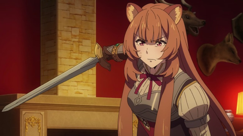 Raphtalia wielding a sword