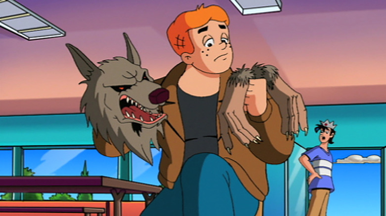 Archie and a wolf