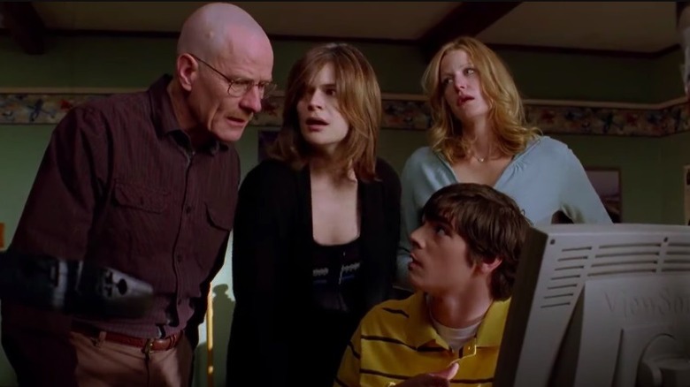 Walt Jr. speaking to his family