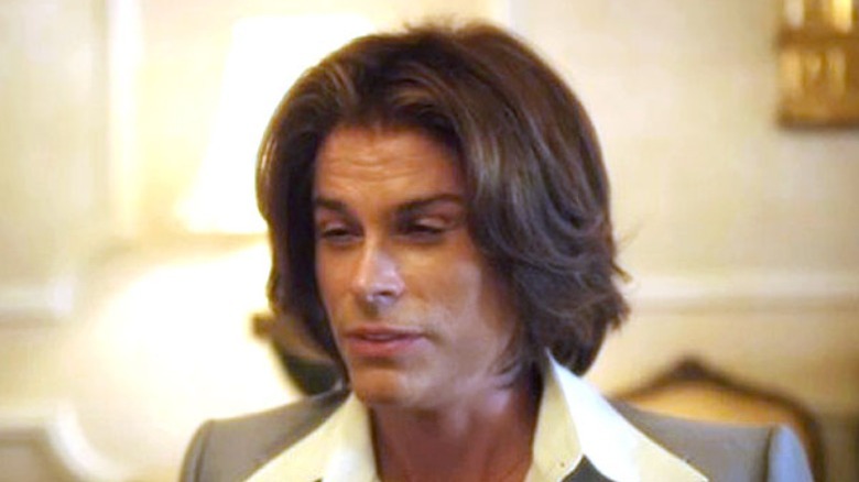 Rob Lowe squinting in Behind the Candelabra