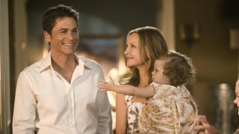 Rob Lowe and Calista Flockhart with child in Brothers & Sisters